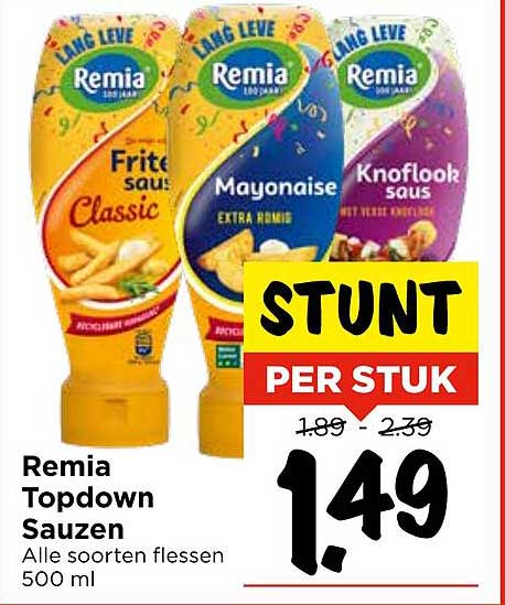 Remia Topdown Sauzen
