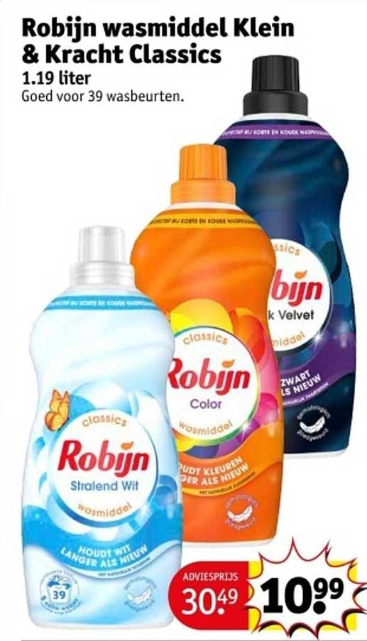 Robijn wasmiddel Klein & Kracht Classics