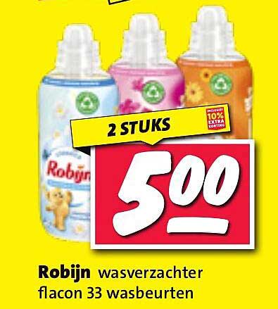 Robijn wasverzachter flacon 33 wasbeurten