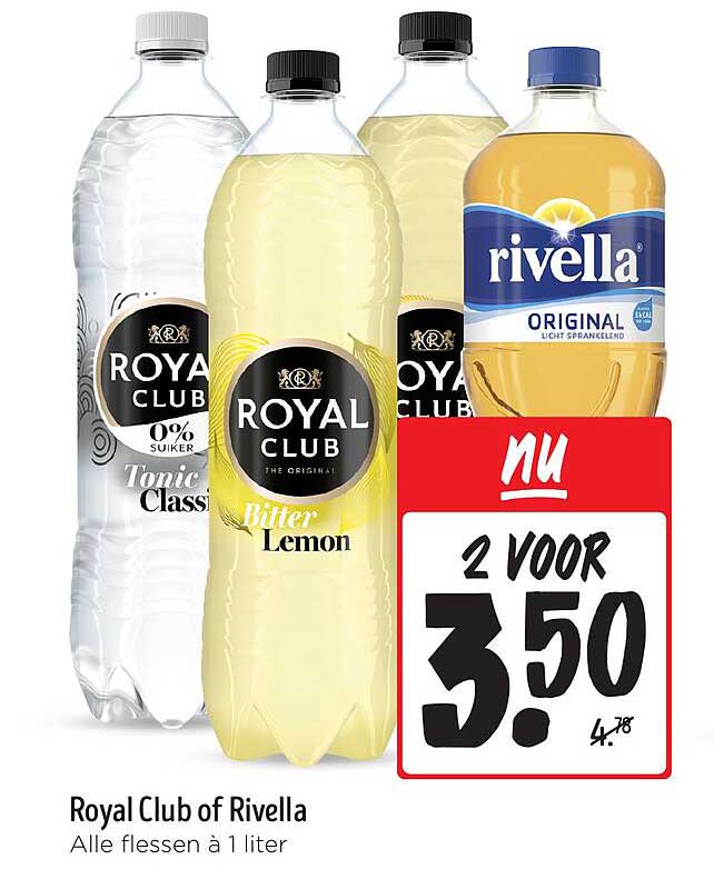 Royal Club of Rivella - Alle flessen à 1 liter