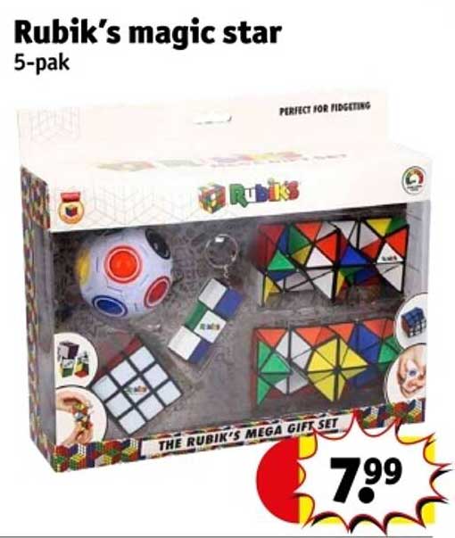 Rubik's magic star 5-pak
