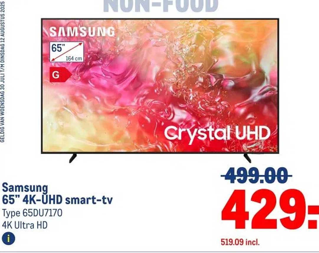 Samsung 65" 4K-UHD smart-tv