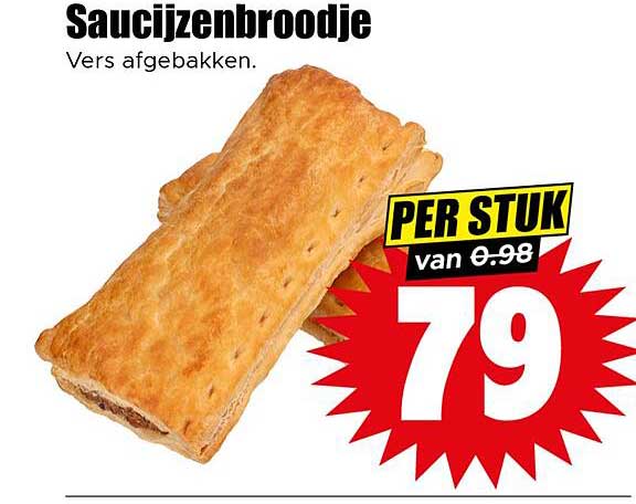 Saucijzenbroodje