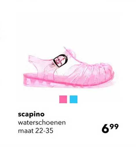 scapino waterschoenen maat 22-35