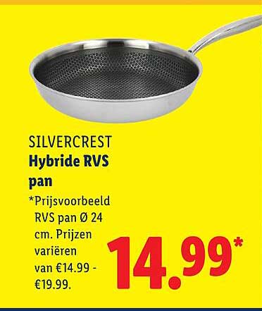 SILVERCREST Hybride RVS pan