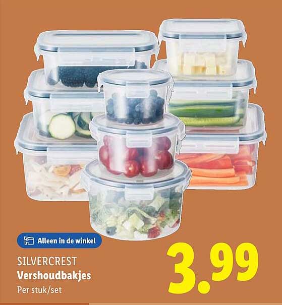 SILVERCREST Vershoudbakjes