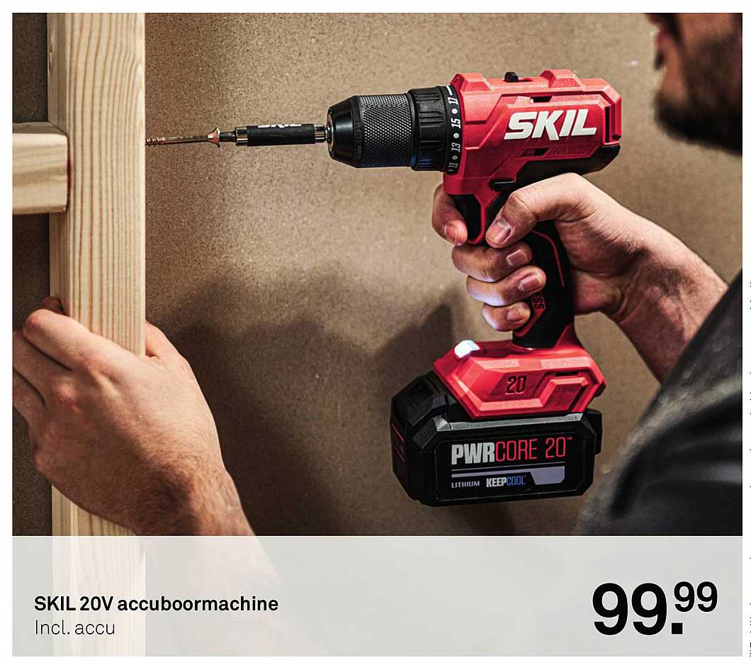 SKIL 20V accuboormachine