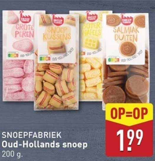 SNOEPFABRIEK Oud-Hollands snoep 200 g.