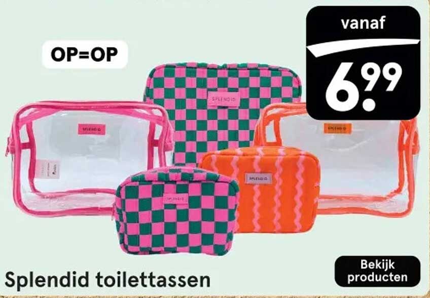 Splendid toilettassen