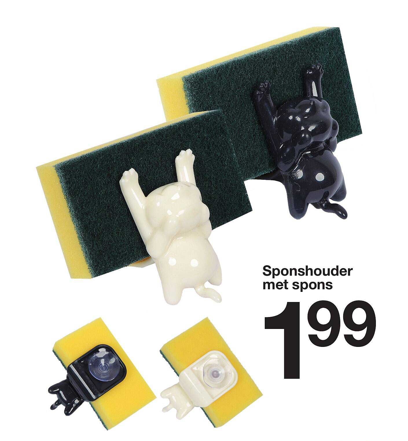 Sponshouder met spons
