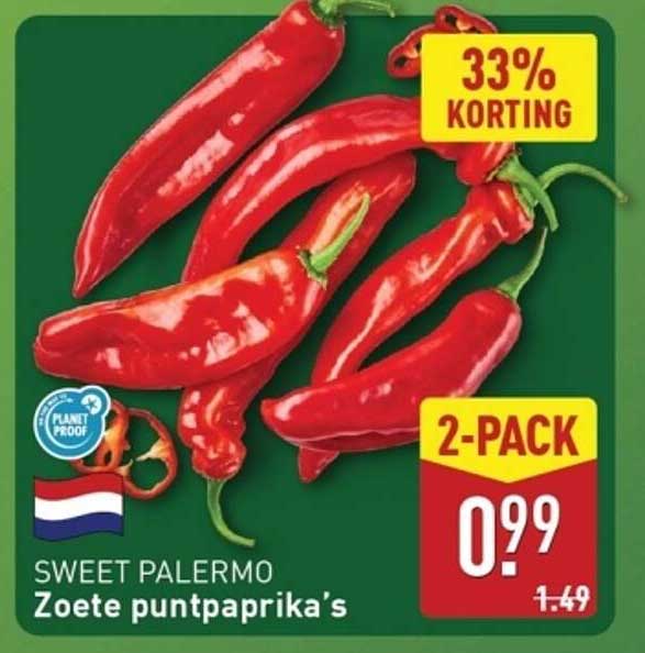 Sweet Palermo Zoete puntpaprika's