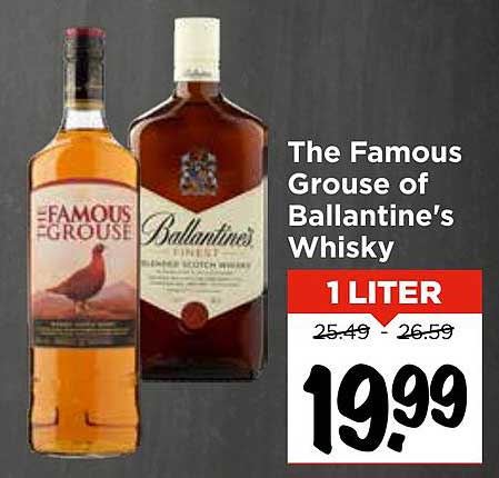 The Famous Grouse of Ballantine's Whisky