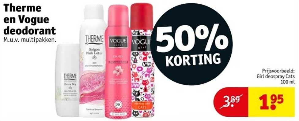 Therme en Vogue deodorant M.u.v. multipakken