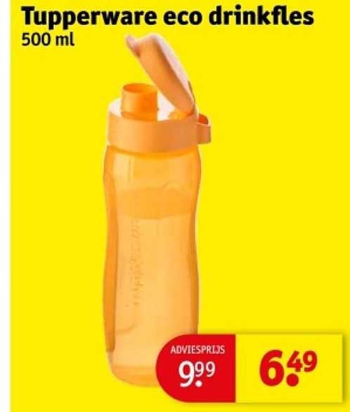 Tupperware eco drinkfles 500 ml
