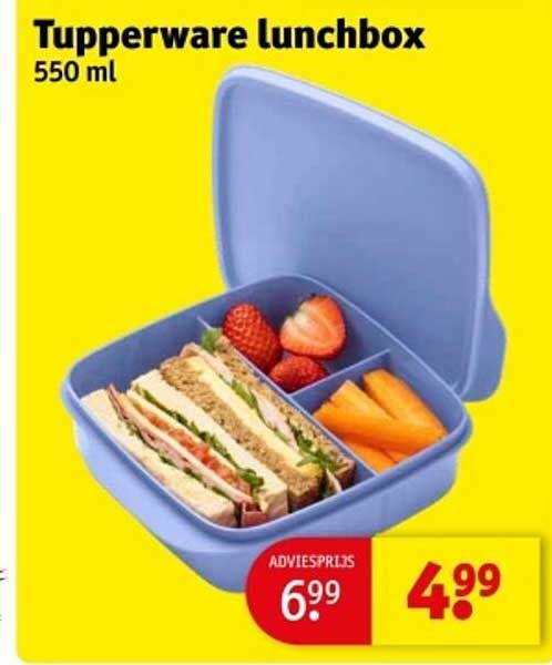 Tupperware lunchbox 550 ml