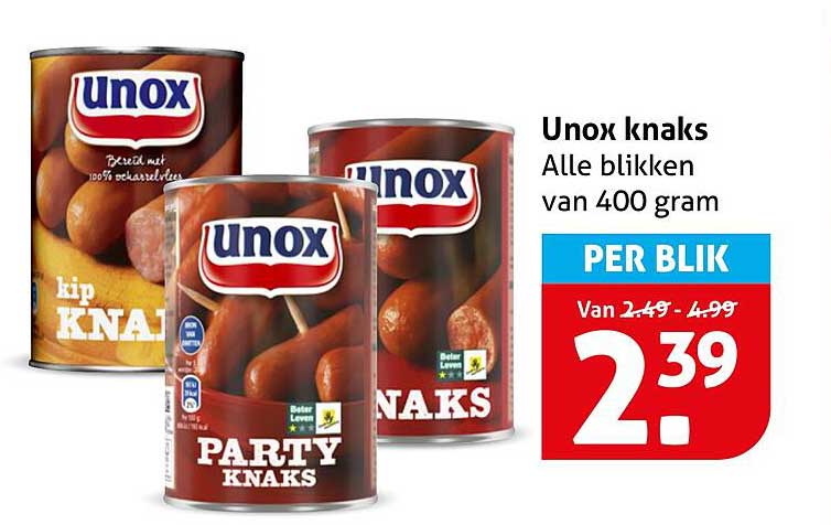 Unox knaks