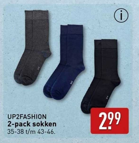 UP2FASHION 2-pack sokken