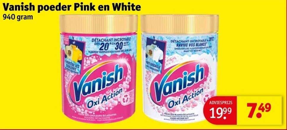 Vanish poeder Pink en White 940 gram