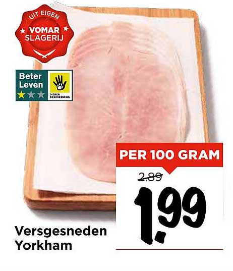 Versgesneden Yorkham