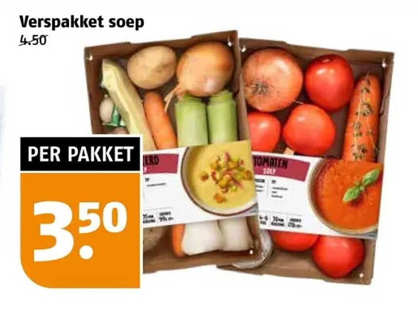 Verspakket soep