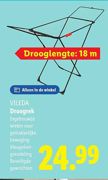 VILEDA Droogrek