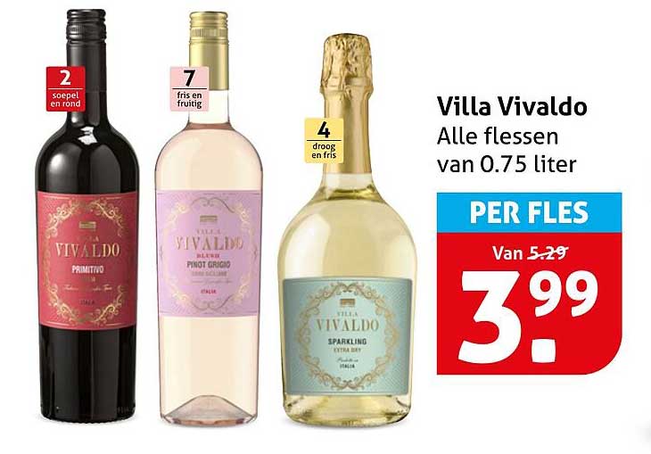 Villa Vivaldo Alle flessen van 0.75 liter