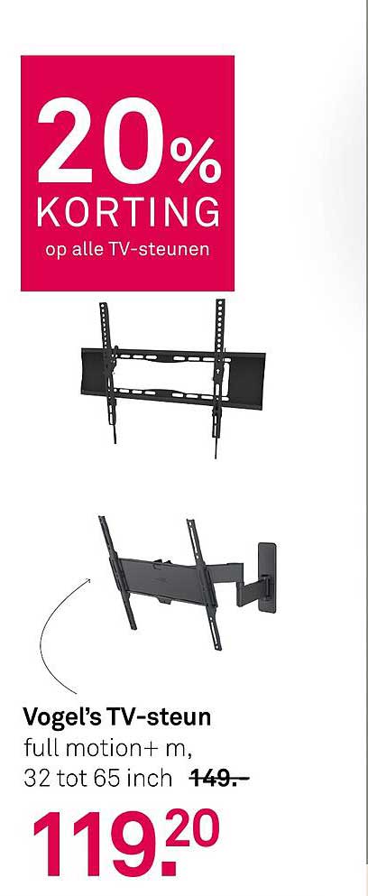 Vogel’s TV-steun full motion+ m, 32 tot 65 inch