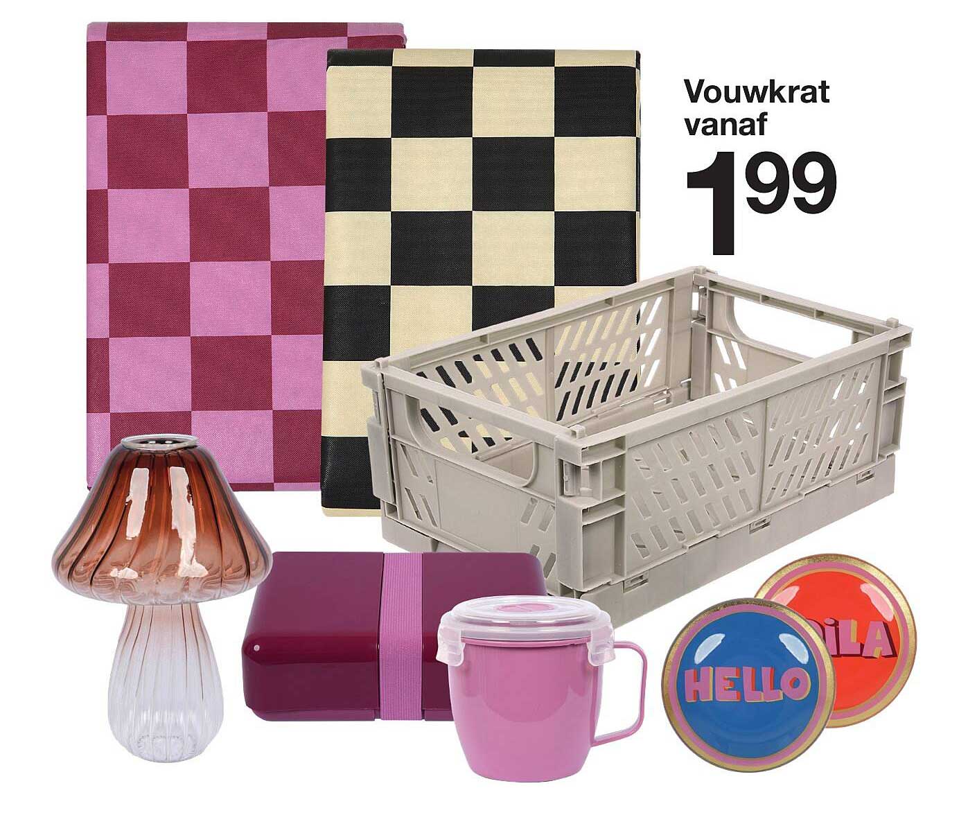 Vouwkrat vanaf 1,99