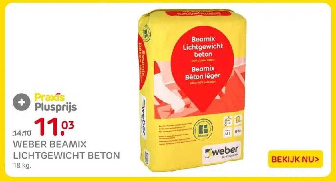 WEBER BEAMIX LICHTGEWICHT BETON