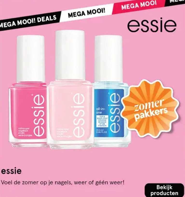Zomer pakkers van Essie