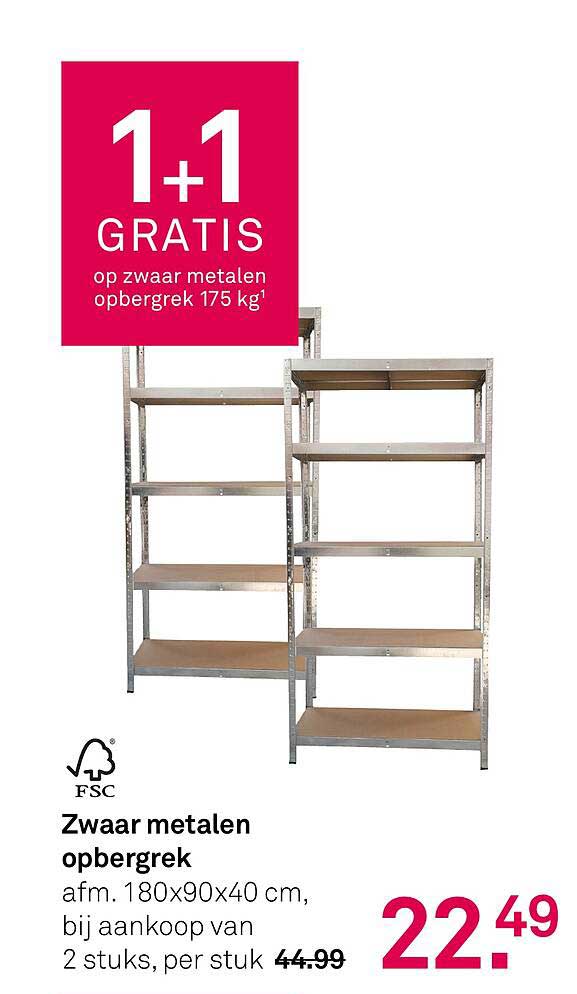 Zwaar metalen opbergrek