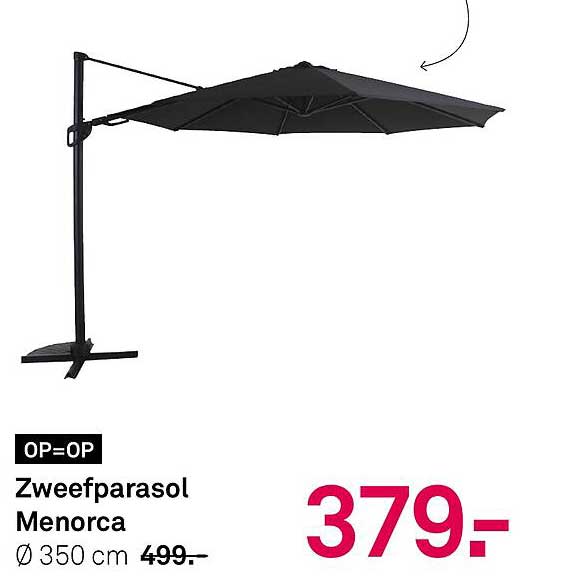 Zweefparasol Menorca
