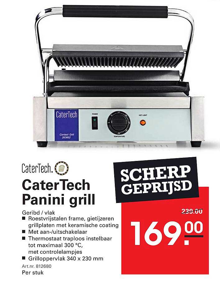 CaterTech Panini grill