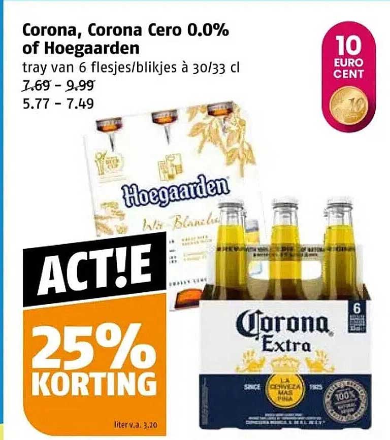 Corona, Corona Cero 0.0% of Hoegaarden