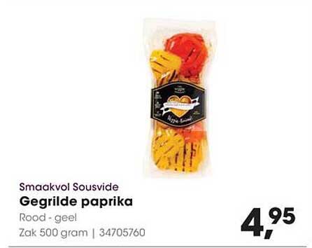 Gegrilde paprika