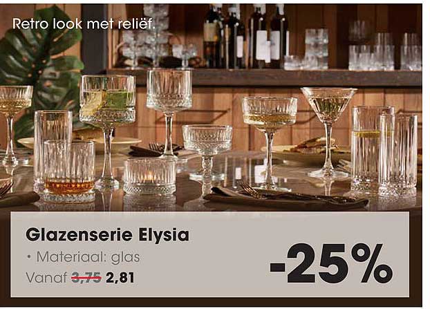 Glazenserie Elysia