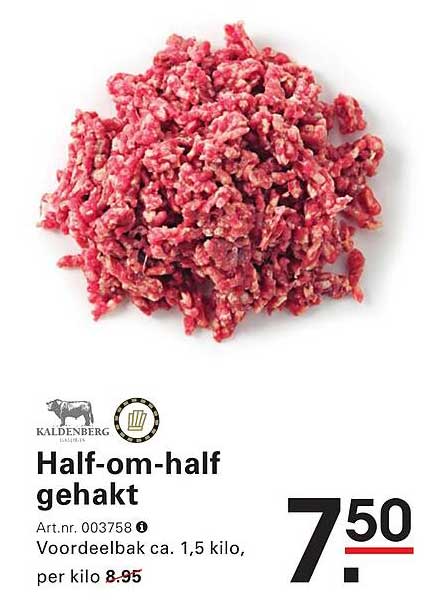 Half-om-half gehakt