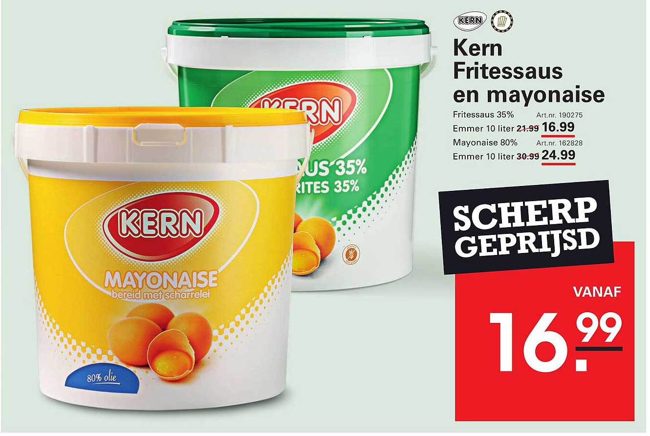 Kern Fritessaus en mayonaise