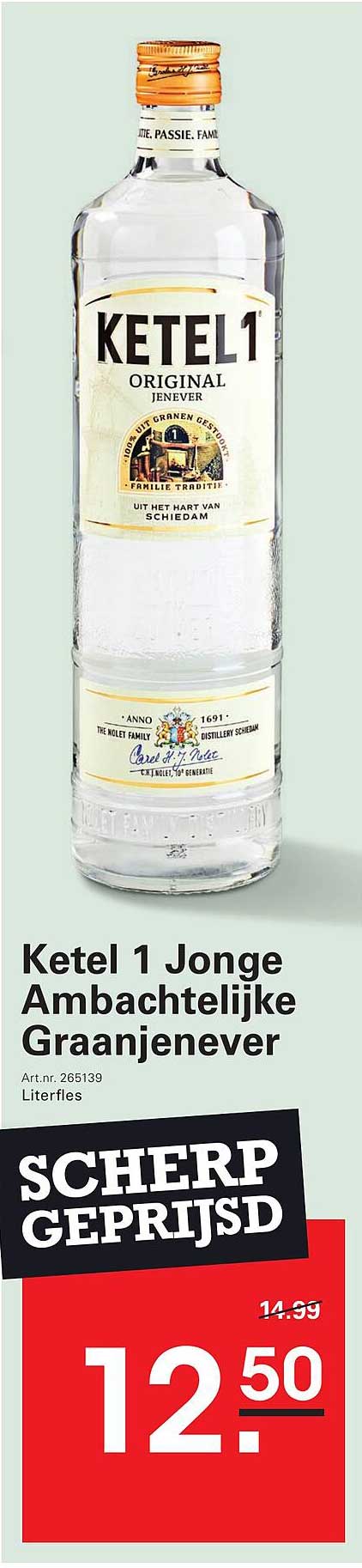 Ketel 1 Jonge Ambachtelijke Graanjenever