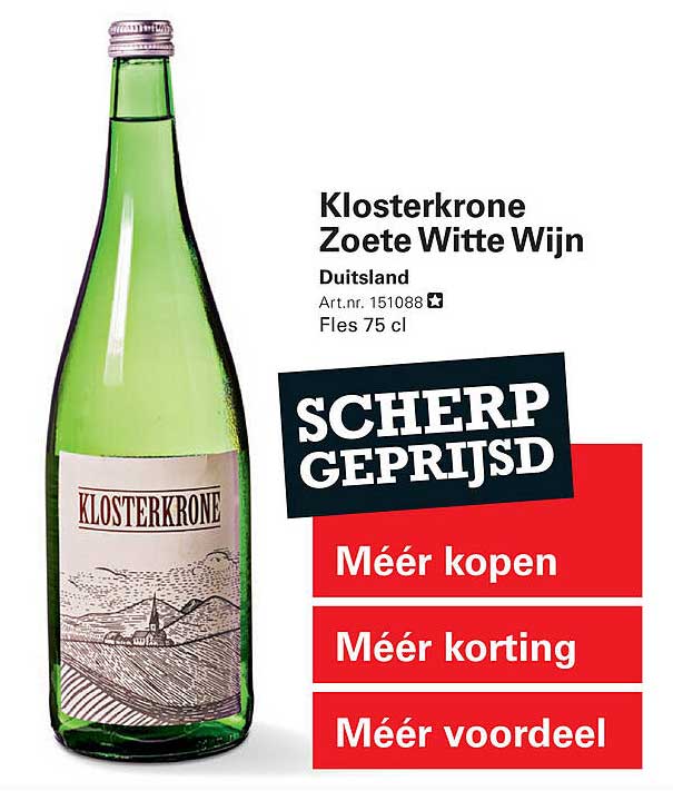 Klosterkrone Zoete Witte Wijn