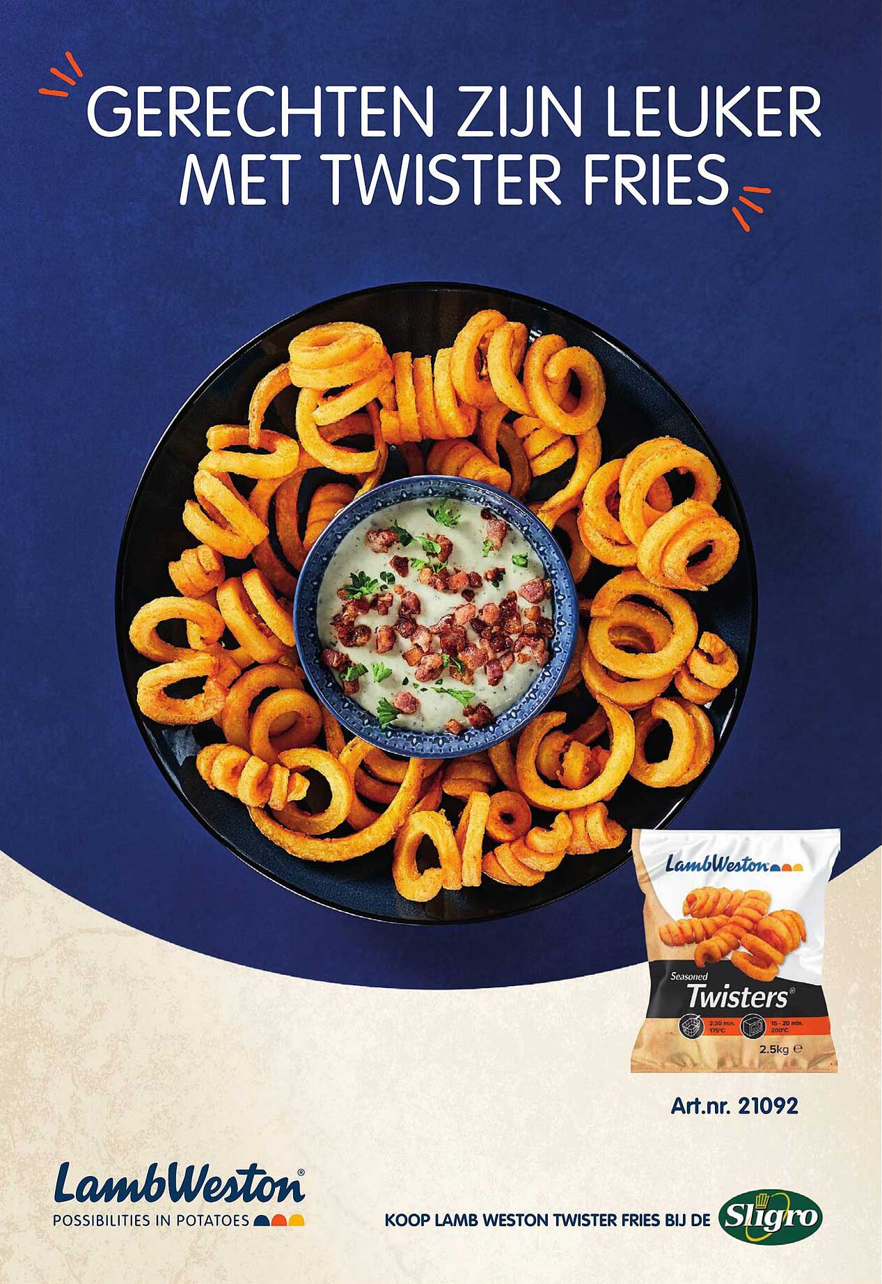 Lamb Weston Twister Fries