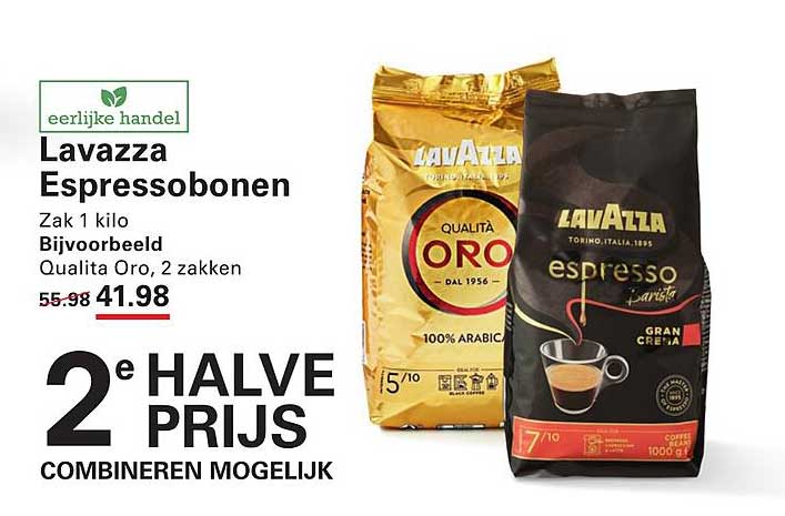 Lavazza Espressobonen - Zak 1 kilo