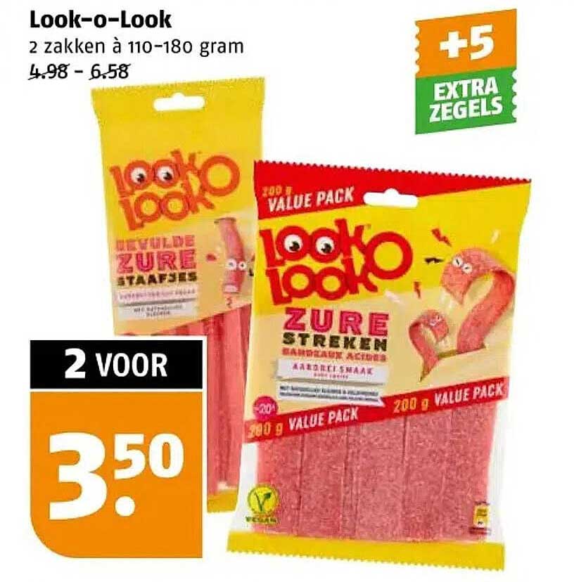 Look-o-Look 2 zakken à 110-180 gram