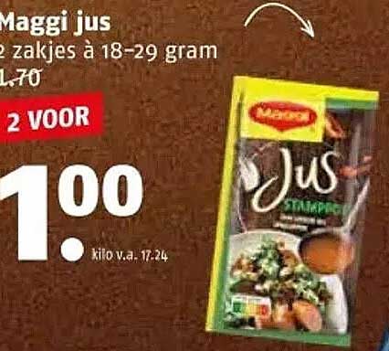 Maggi jus 2 zakjes à 18–29 gram
