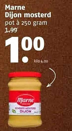 Marne Dijon mosterd pot à 250 gram