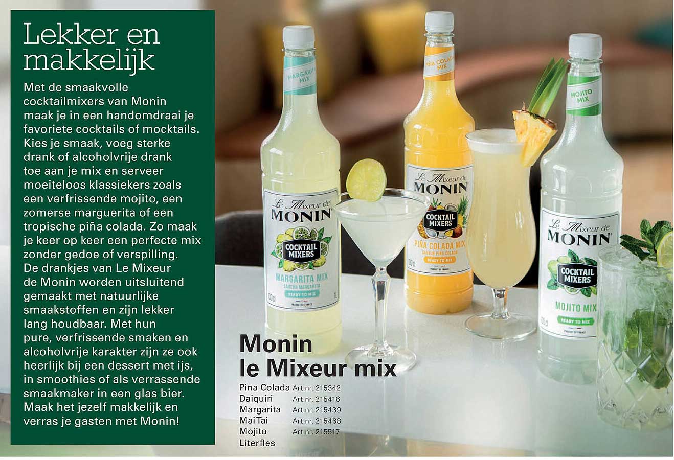 Monin le Mixeur mix
