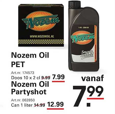 Nozem Oil PET