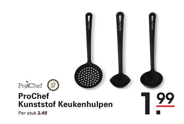 ProChef Kunststof Keukenhulpen