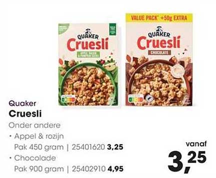 Quaker Cruesli