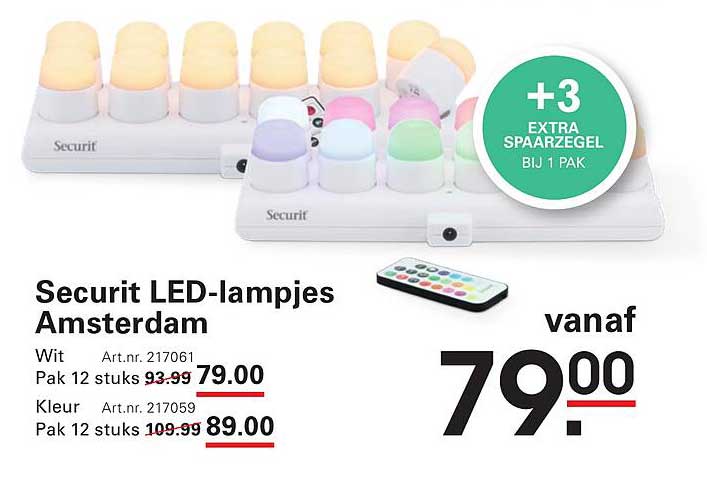 Securit LED-lampjes Amsterdam